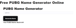 PUBG Name Generator
